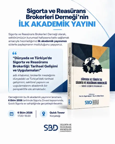 Sigorta Brokerleri Derneği İlk Akademik Kitabını Tanıtacak