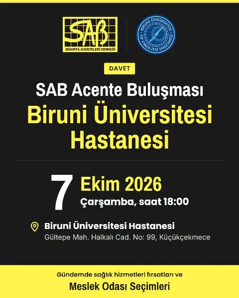 SAB, Biruni Üniversitesi Hastanesi'nde Acentelerle Buluşacak