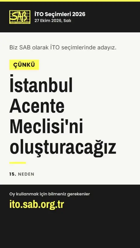 SAB Sigorta Acenteleri Derneği İTO Seçimlerinde Aday Oldu