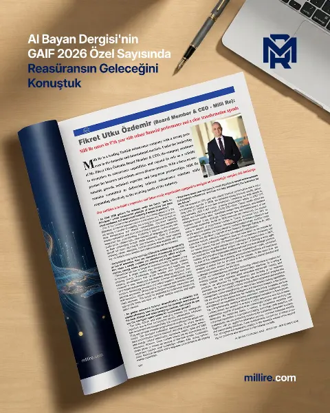 Milli Reasürans Genel Müdürü Özdemir, Al Bayan GAIF 2026 sayısında