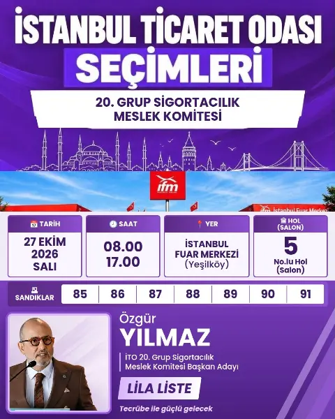 Tekli Sigorta Acenteleri Derneği İTO seçimi için ulaşım bilgisi verdi