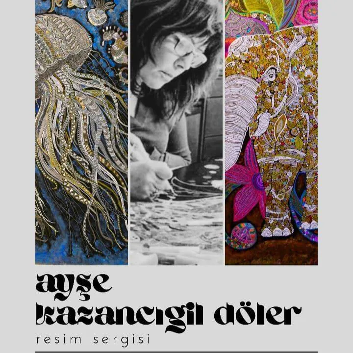 Ayşe Kazancıgil Döler's Art Exhibition Opens in Ayvalık