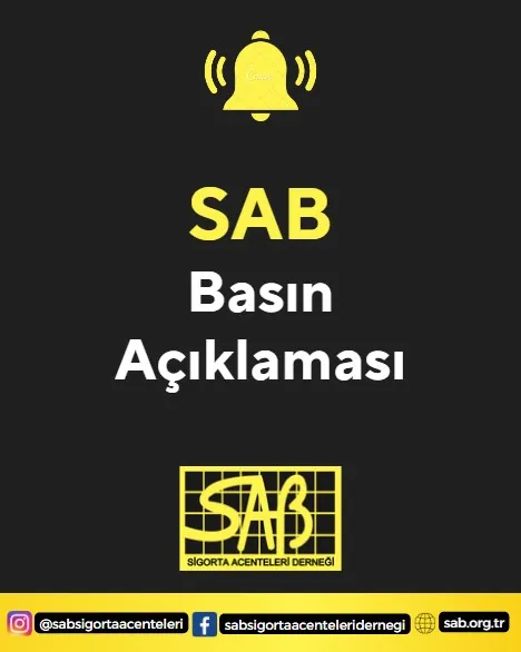 SAB'ın basın açıklaması duyuru kartı