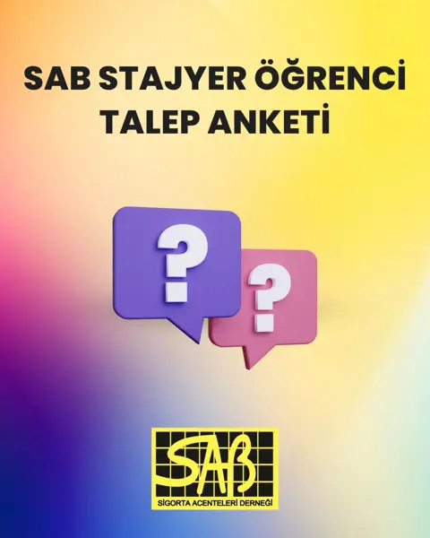 SAB duyuru kartı: stajyer öğrenci talep anketi