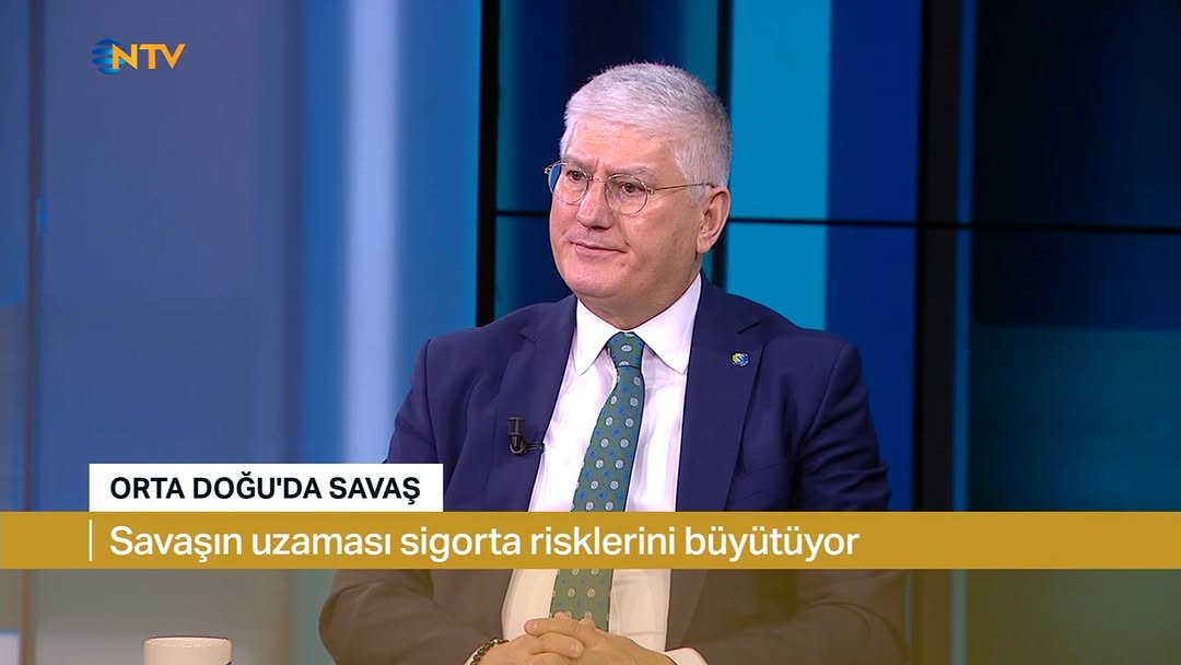 Ahmet Yaşar discusses insurance pricing changes and war coverage in a recent interview.