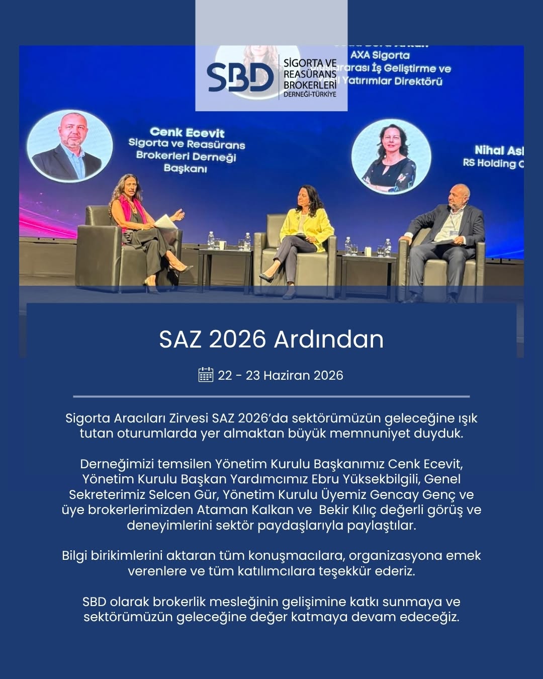 A group engaged in discussions at the SAZ 2026 event, focusing on industry advancements.